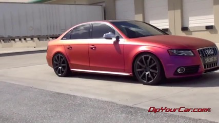 Стилно Audi с боя хамелеон !