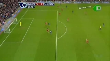 Ливърпул - Арсенал 1 на 2 Всички голове