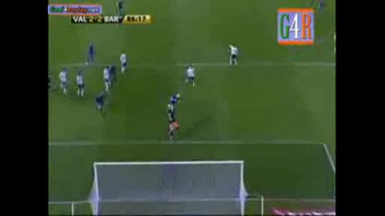 Henry Goal - Valencia - Barcelona 2 - 2 - 25.04.2009