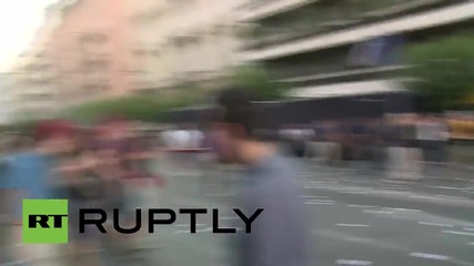 Greece: 'No' campaign protesters descend on EU bank building, clash with police