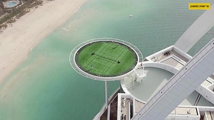 Най - високия в света тенис корт на покрива - Дубай