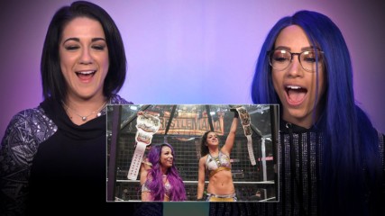 Sasha Banks & Bayley rewatch their Elimination Chamber Tag Team Title win: WWE Playback