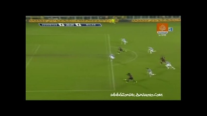 Ronaldinho Pass Pato Gol vs Juventus