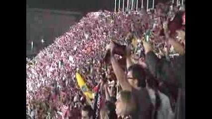 Milan Fans at Athens Final 2007