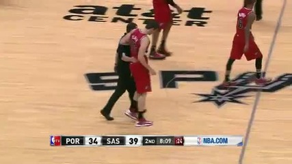 Trail Blazers Vs Spurs _ Full Highlights _ March 8, 2013
