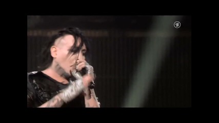 Rammstein ft. Marilyn Manson - The Beautiful People Live Hd