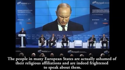 Putin About Cultural Self Preservation of European Tradition, Religion and Race