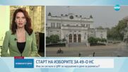 БЪЛГАРИЯ ГЛАСУВА: Започна изборният ден