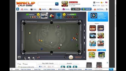 Mini-games: 8-ball pool Multiplayer ! - Започваме ...