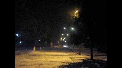сняг Стралджа - 22.01.2010 - 22.00ч 