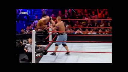 John Cena eliminated Heath Slater Royal Rumble 2011