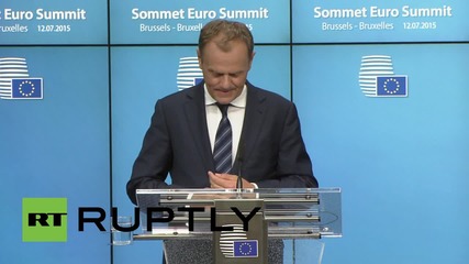 Belgium: Eurozone leaders reach 'aGreekment' - Tusk