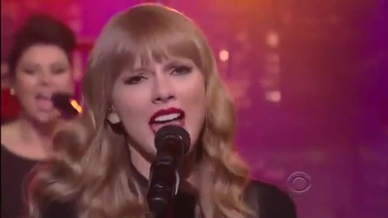 Taylor Swift - _red_ 10_23_2012 live on David Letterman