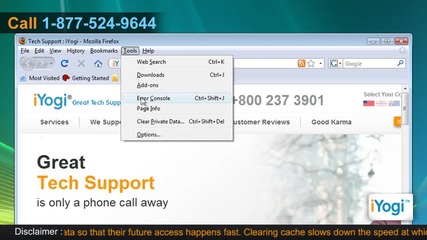 How to clear the cache in Mozilla® Firefox 3 in Windows® Vista