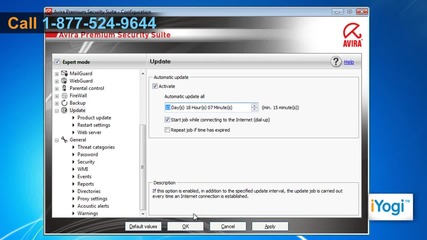 Customize Avira® Premium Security suite in Windows® 7