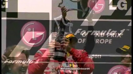 F1 Гран при на Европа 2011 - избрани моменти 2 Hd