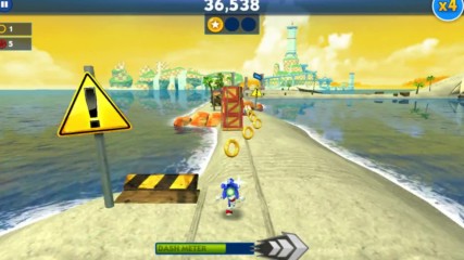 Sonic dash - gameplay