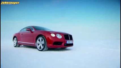 Top Gear тест на сняг - Ferrari F F vs Bentley Continental V8