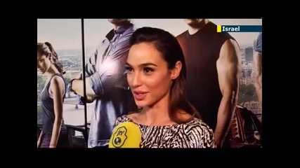 Звездата Гал Гадот в Израел на премиерата на филма си Бързи и Яростни 6 (2013)