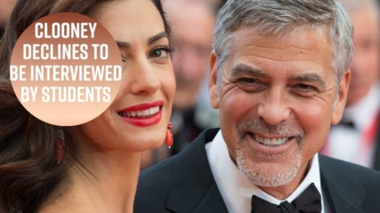 George Clooney pens letter to student protesters