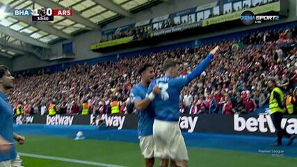 Goal by Brighton and Hove Albion