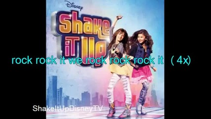 Disney Channel - Shake It Up Our Generation Lyrics Full Song!