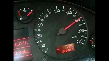 Audi A4 1.8 T acceleration