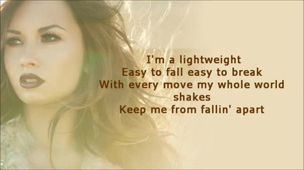 Demi Lovato - Lightweight (lyrics+ превод)