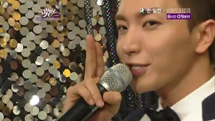 Super Junior & Boa - Back Stage @ Music Bank (10.08.2012)