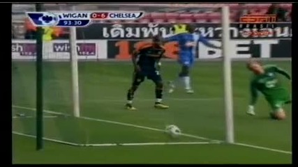 21.08.2010 Уигън 0 - 6 Челси гол на Йоси Бенаюн 