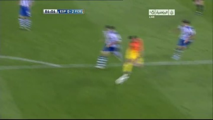 Еспаньол - Барселона 0:2, Педро (86)
