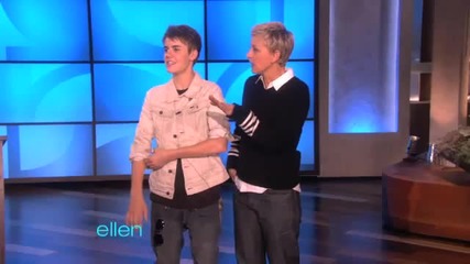 Justin Bieber гостува на Ellen Degeneres 