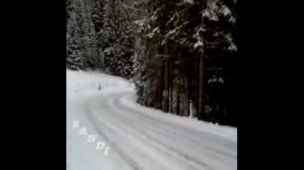 Зимен Drift с Impreza 