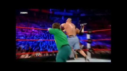 John Cena eliminated Tyson Kidd Royal Rumble 2011