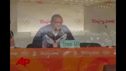 Един от фаворитите за титлата на 100 метра в Пекин - Тайсън Гей