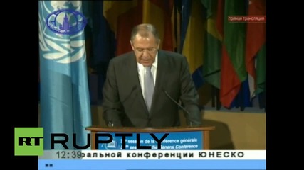 France: Lavrov addresses the 38th UNESCO General Conference