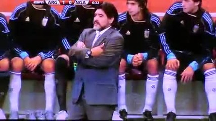 2010 World Cup Аржентина - Нигерия 1 - 0 Габриел Хайнце 