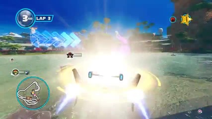 sonic and all star racing transformes:ocean View (трудно)