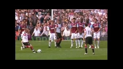 Уест Хям - Манчестър Юнайтед 2 - 1 гол на Рууни