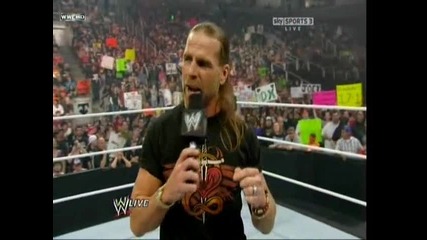 ! Смях ! Shawn Michaels се бърка , когато казва heartbreak kid 