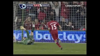 Liverpool 4 - 0 Potsmouth (torres gol)