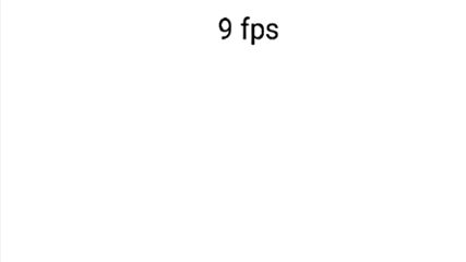 18 fps vs 9 fps vs 4.5 fps Ball