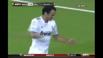 Real Madrid Vs Osasuna (1 - 0) Golazo Carvalho (11.09.10) 