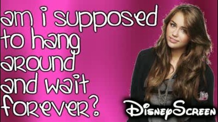 Miley Cyrus - I Hope You Find It (lyrics On Screen) Hd 