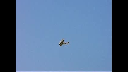 Триплан Fokker Dr.1 В Полет