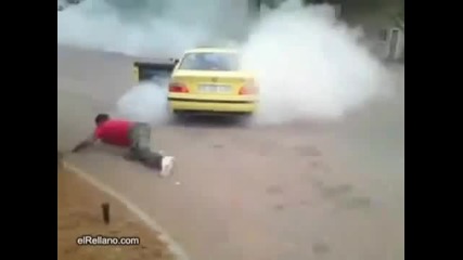 много яко буксуване на място 
