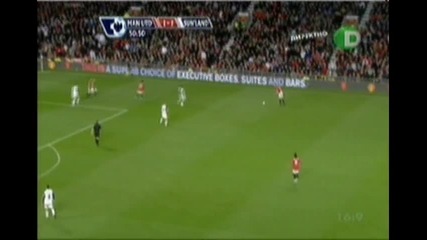 Man Utd Vs Sunderland Berbatov 1 : 1