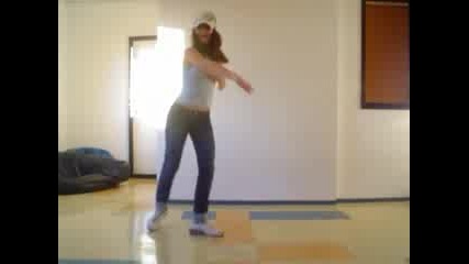 girl dance shuffle