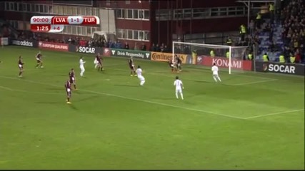 ВИДЕО: Латвия - Турция 1:1