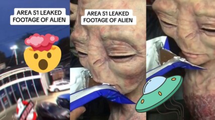 Секретни кадри на извънземно от Зона 51?? 😲